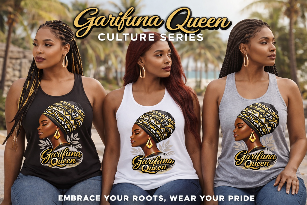 Garifuna Queen Racerback Tank Top